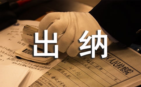 出納工作自我鑒定報告范文